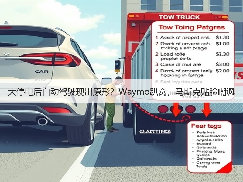 大停电后自动驾驶现出原形？Waymo趴窝，马斯克贴脸嘲讽