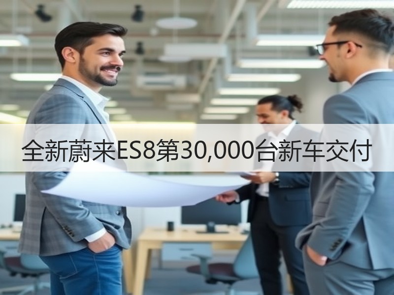 全新蔚来ES8第30,000台新车交付