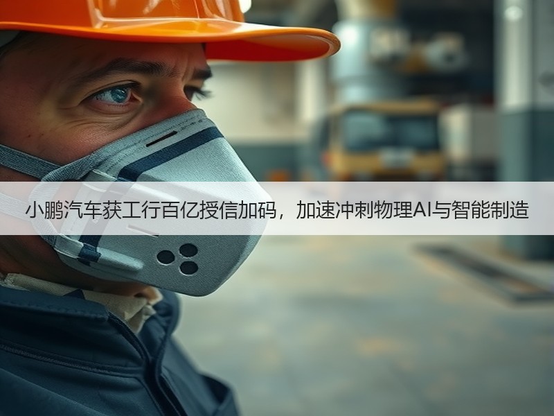 小鹏汽车获工行百亿授信加码，加速冲刺物理AI与智能制造