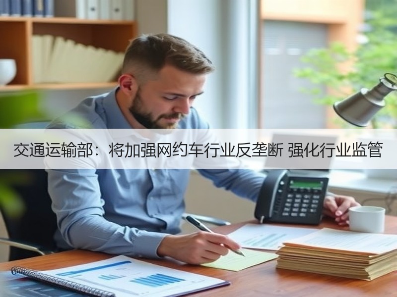 交通运输部:将加强网约车行业反垄断 强化行业监管 交通运输部:将加强网约车行业反垄断 强化行业监管