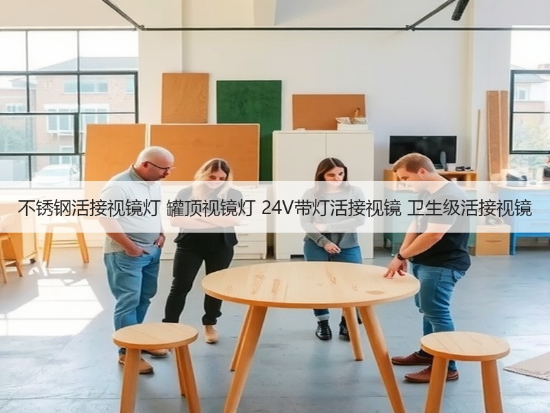 不锈钢活接视镜灯 罐顶视镜灯 24V带灯活接视镜 卫生级活接视镜