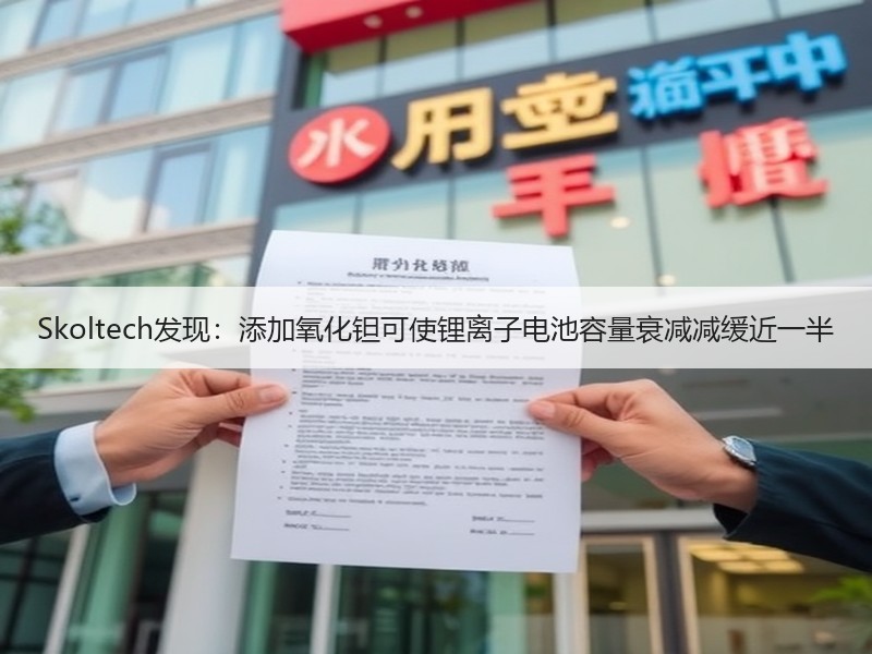 Skoltech发现：添加氧化钽可使锂离子电池容量衰减减缓近一半