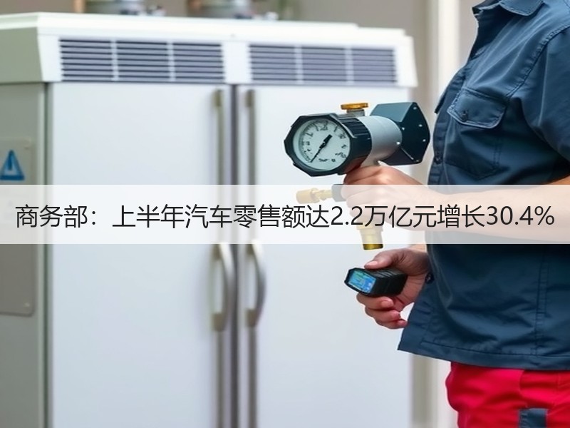 商务部：上半年汽车零售额达2.2万亿元增长30.4%