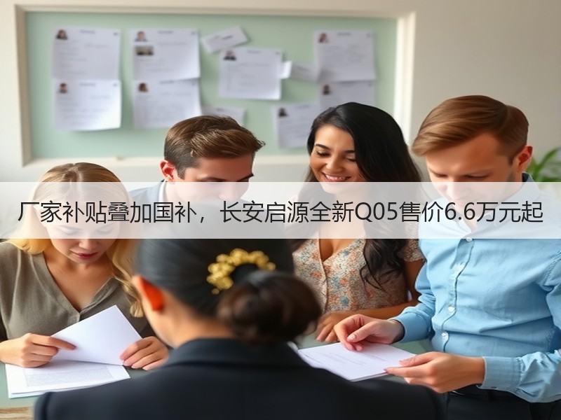 厂家补贴叠加国补,长安启源全新Q05售价6.6万元起 厂家补贴叠加国补,长安启源全新Q05售价6.6万元起