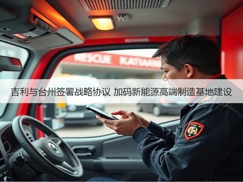 吉利与台州签署战略协议 加码新能源高端制造基地建设