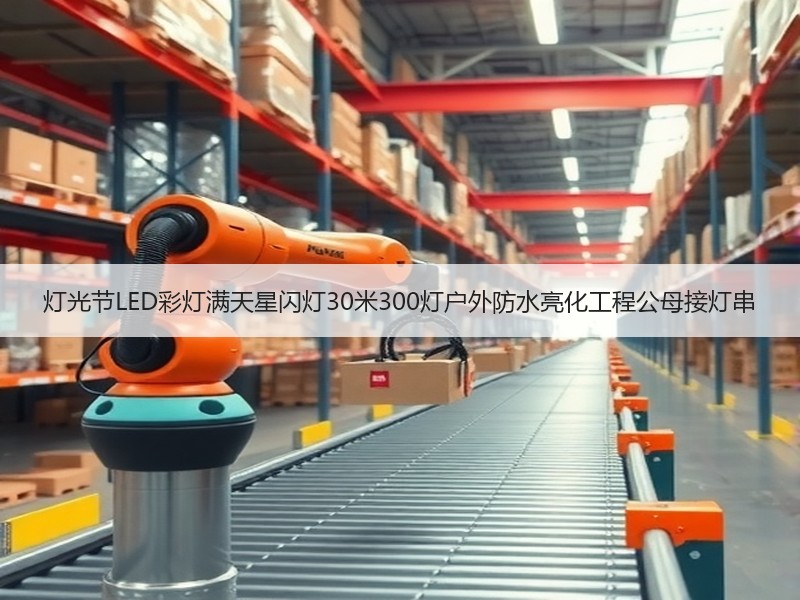 灯光节LED彩灯满天星闪灯30米300灯户外防水亮化工程公母接灯串
