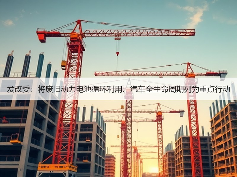 发改委：将废旧动力电池循环利用、汽车全生命周期列为重点行动