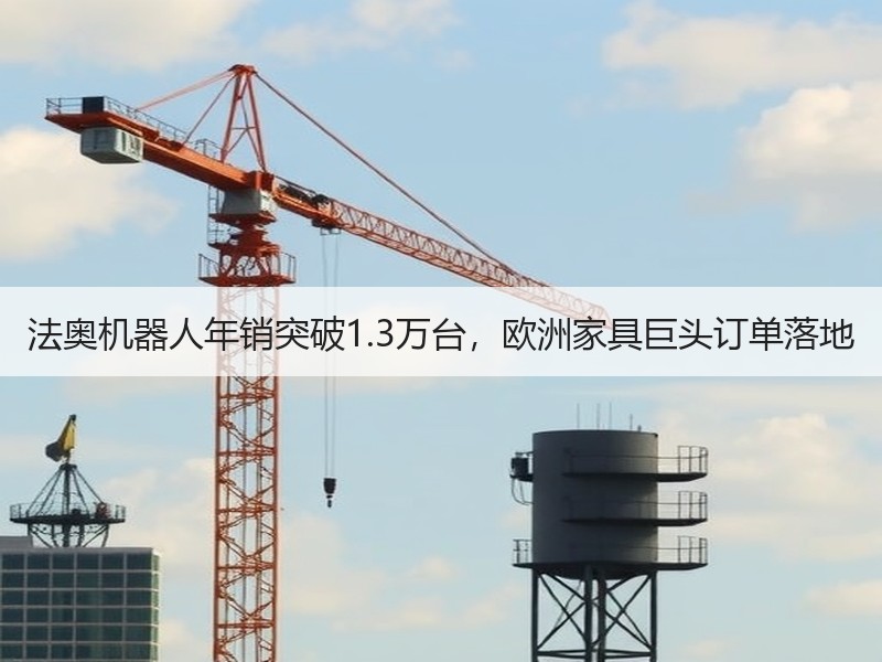 法奥机器人年销突破1.3万台，欧洲家具巨头订单落地