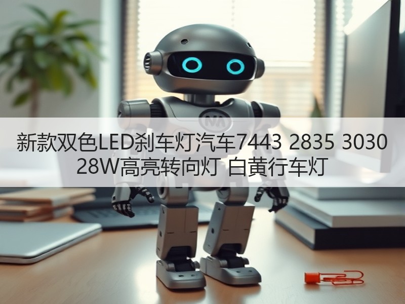 新款双色LED刹车灯汽车7443 2835 3030 28W高亮转向灯 白黄行车灯 新款双色LED刹车灯汽车7443 2835 3030 28W高亮转向灯 白黄行车灯