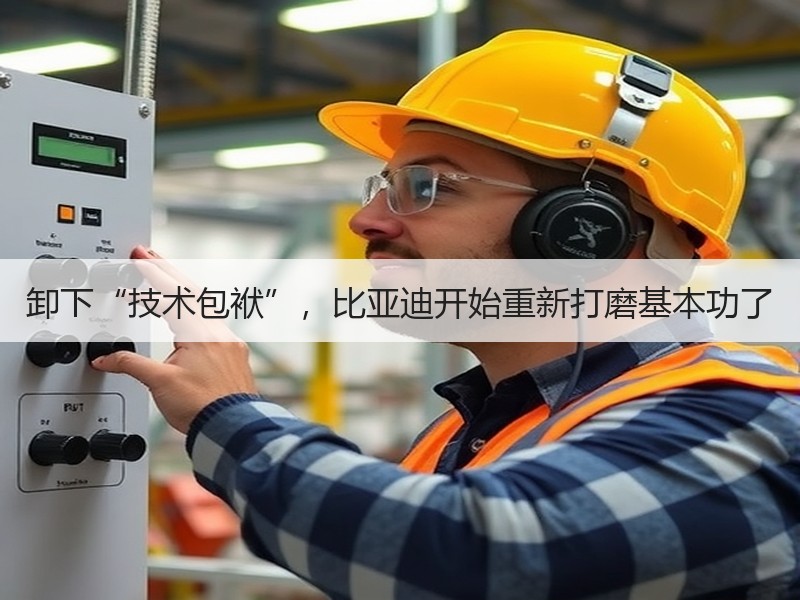 卸下“技术包袱”，比亚迪开始重新打磨基本功了