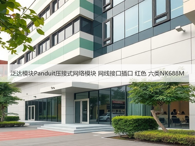 泛达模块Panduit压接式网络模块 网线接口插口 红色 六类NK688M 泛达模块Panduit压接式网络模块 网线接口插口 红色 六类NK688M