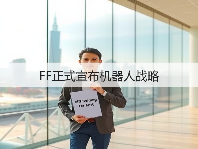 FF正式宣布机器人战略