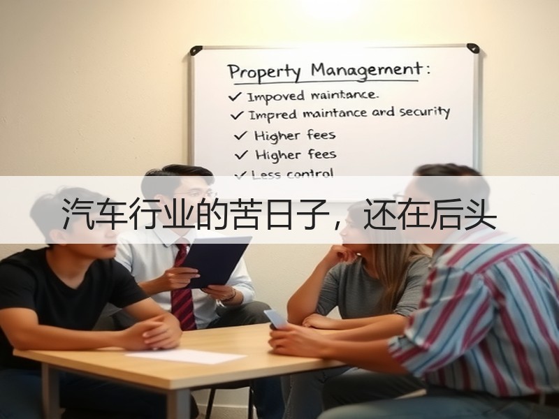 汽车行业的苦日子，还在后头