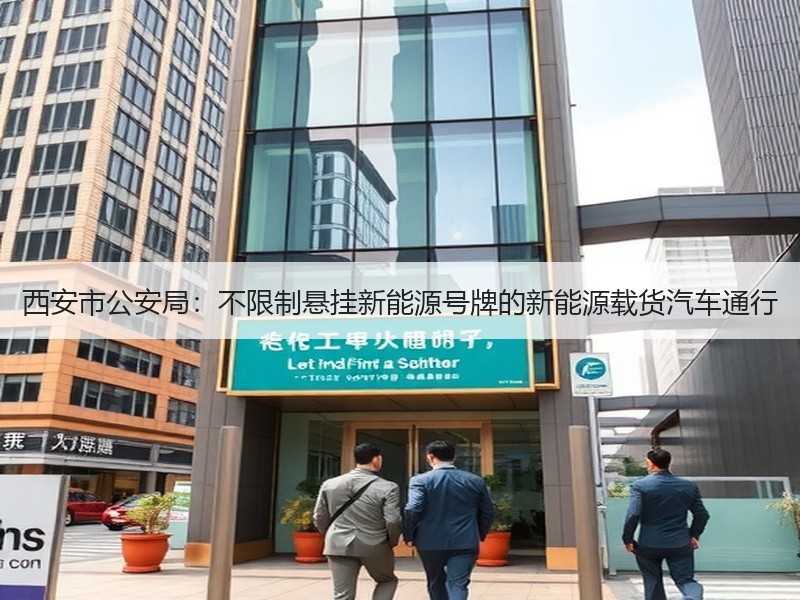西安市公安局:不限制悬挂新能源号牌的新能源载货汽车通行 西安市公安局:不限制悬挂新能源号牌的新能源载货汽车通行