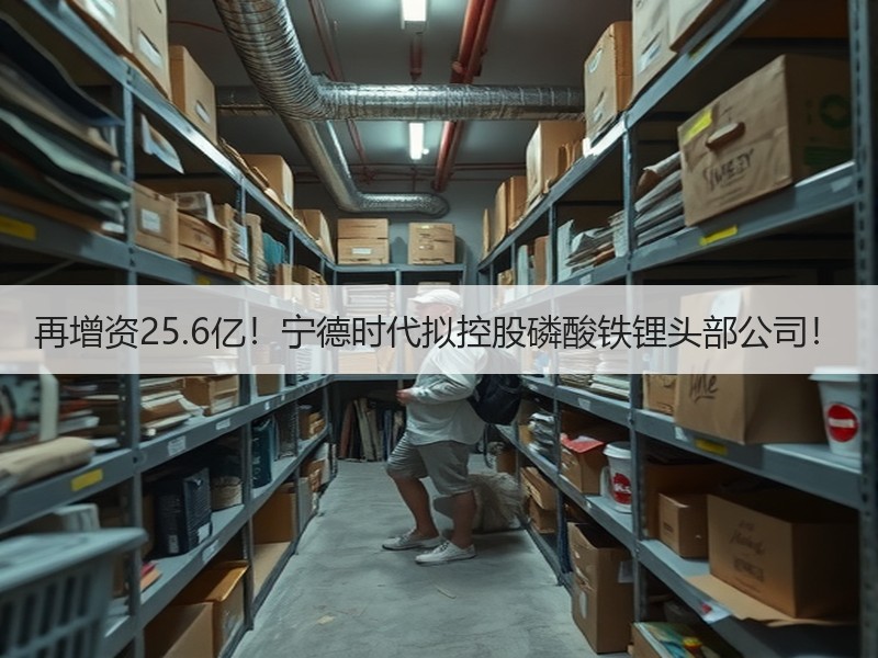 再增资25.6亿!宁德时代拟控股磷酸铁锂头部公司! 再增资25.6亿!宁德时代拟控股磷酸铁锂头部公司!