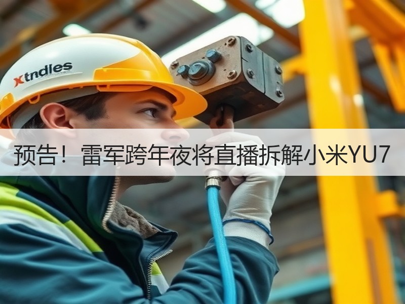 预告!雷军跨年夜将直播拆解小米YU7 预告!雷军跨年夜将直播拆解小米YU7