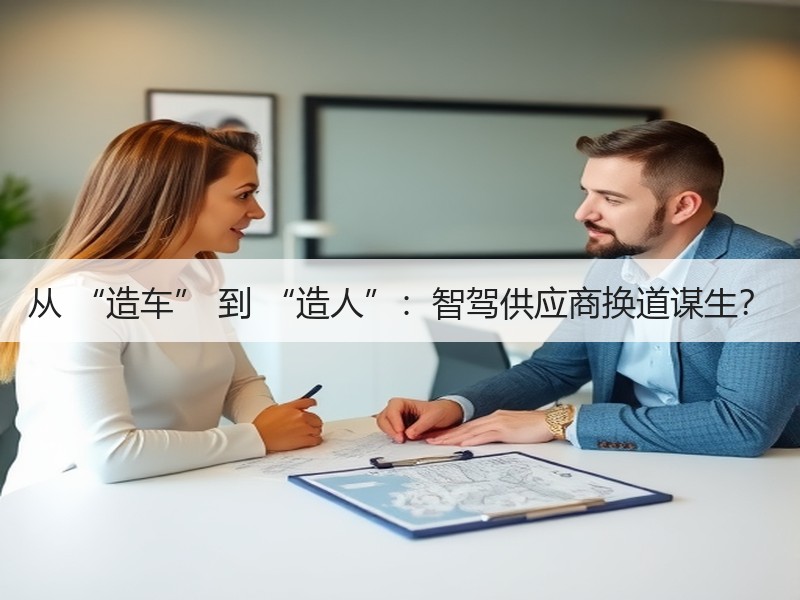 从 “造车” 到 “造人”：智驾供应商换道谋生？