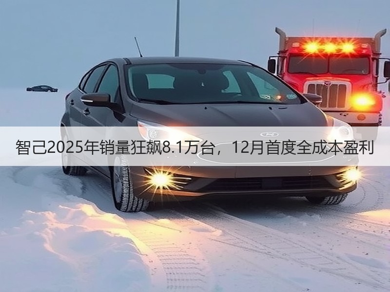 智己2025年销量狂飙8.1万台,12月首度全成本盈利 智己2025年销量狂飙8.1万台,12月首度全成本盈利