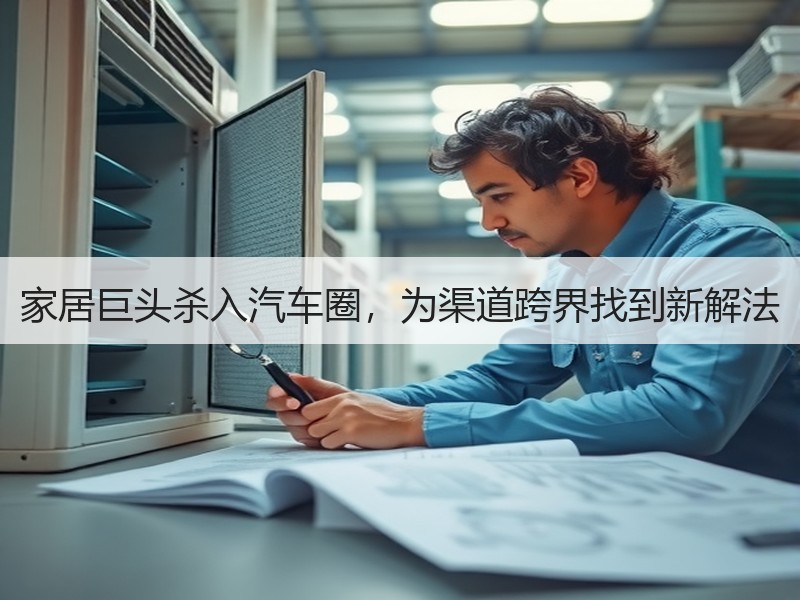家居巨头杀入汽车圈，为渠道跨界找到新解法