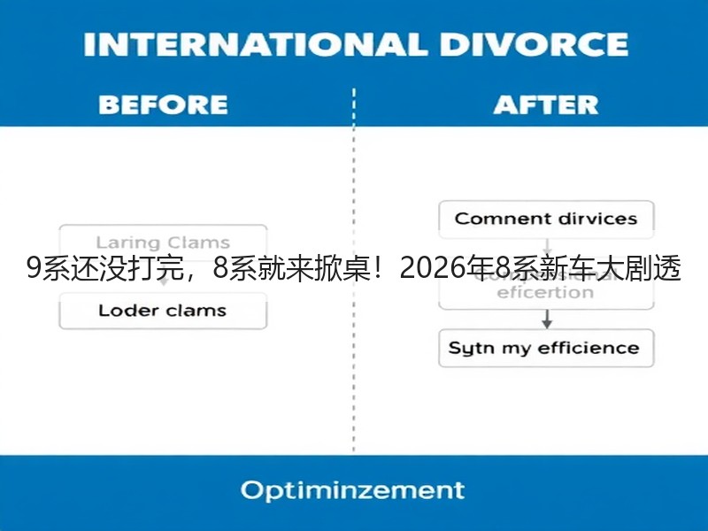 9系还没打完,8系就来掀桌!2026年8系新车大剧透 9系还没打完,8系就来掀桌!2026年8系新车大剧透