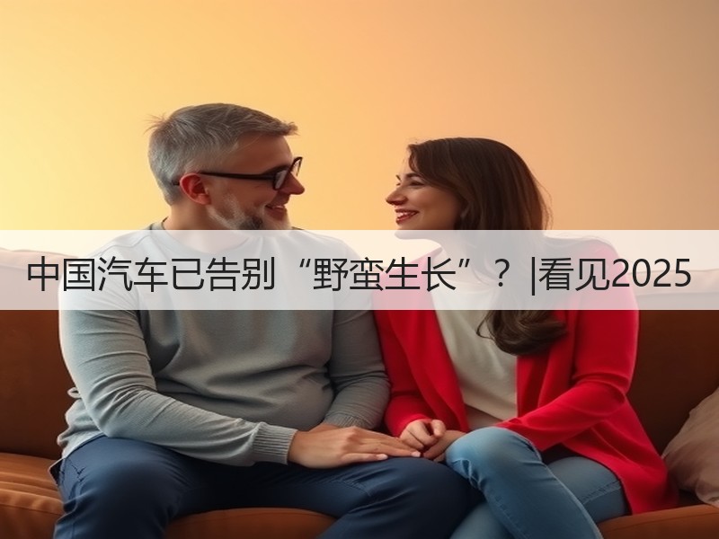 中国汽车已告别“野蛮生长”?|看见2025 中国汽车已告别“野蛮生长”?|看见2025