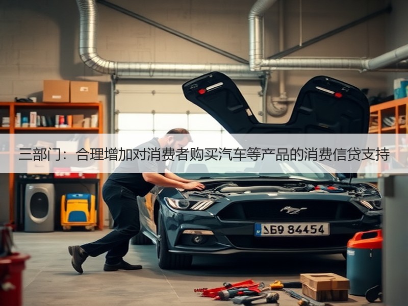 三部门:合理增加对消费者购买汽车等产品的消费信贷支持 三部门:合理增加对消费者购买汽车等产品的消费信贷支持