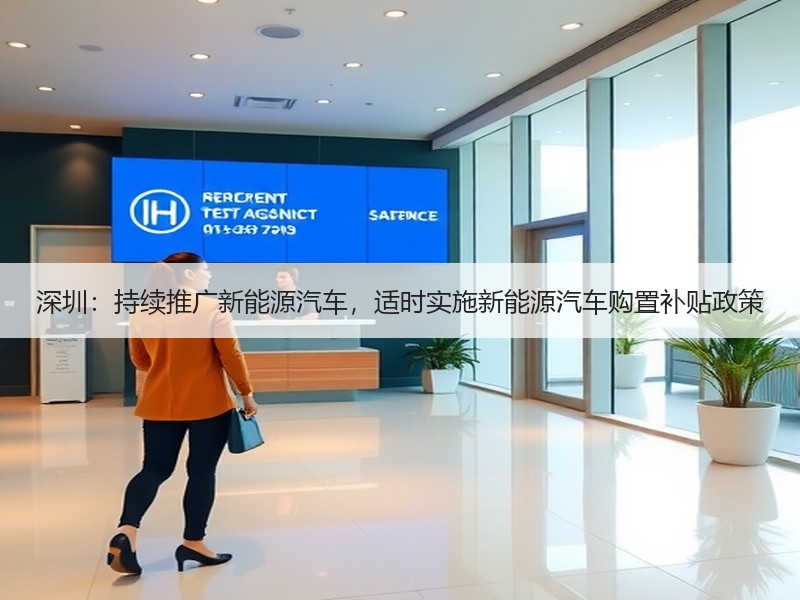 深圳:持续推广新能源汽车,适时实施新能源汽车购置补贴政策 深圳:持续推广新能源汽车,适时实施新能源汽车购置补贴政策