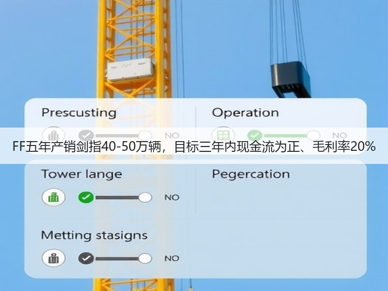 FF五年产销剑指40-50万辆，目标三年内现金流为正、毛利率20%