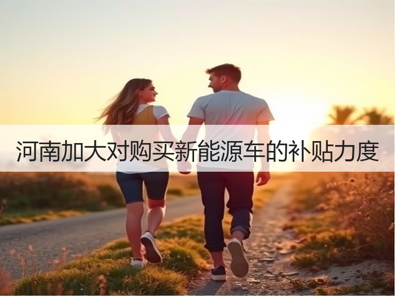 河南加大对购买新能源车的补贴力度 河南加大对购买新能源车的补贴力度