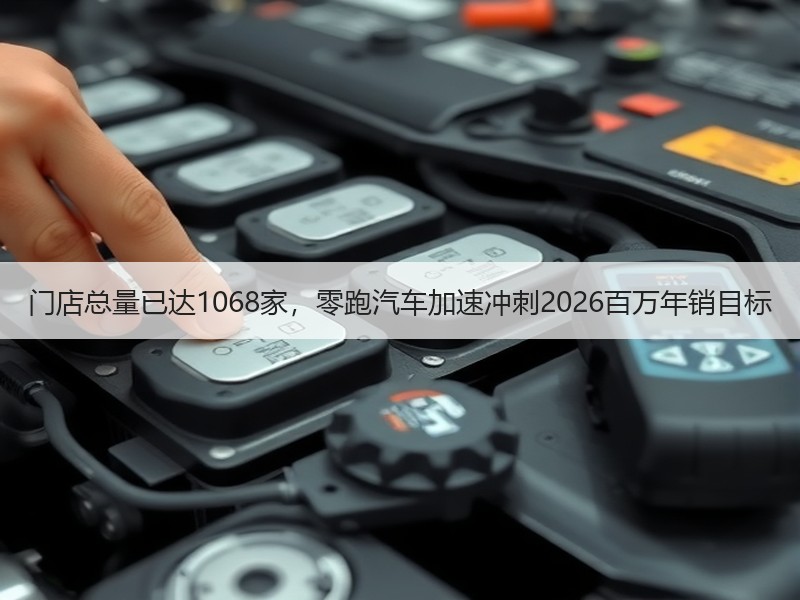 门店总量已达1068家，零跑汽车加速冲刺2026百万年销目标