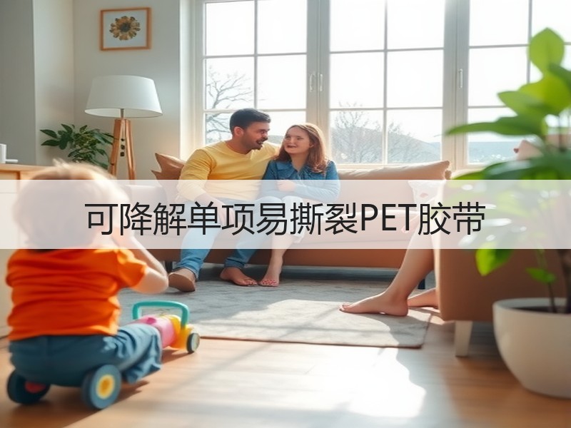 可降解单项易撕裂PET胶带 可降解单项易撕裂PET胶带