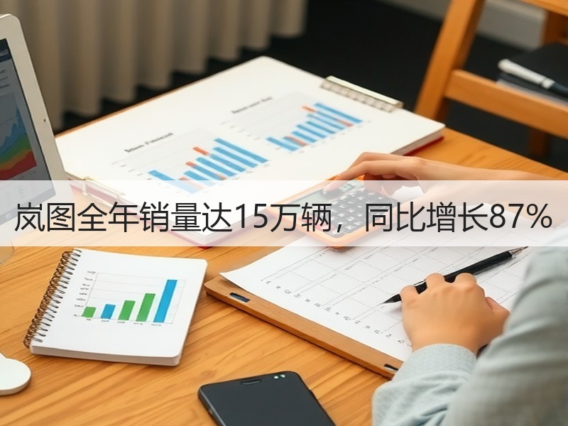 岚图全年销量达15万辆,同比增长87% 岚图全年销量达15万辆,同比增长87%