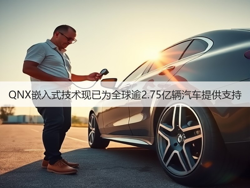 QNX嵌入式技术现已为全球逾2.75亿辆汽车提供支持 QNX嵌入式技术现已为全球逾2.75亿辆汽车提供支持