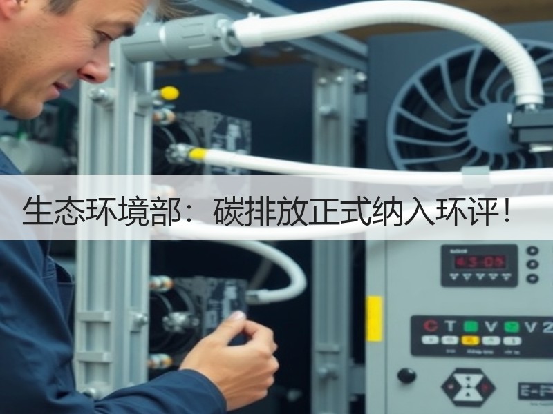 生态环境部:碳排放正式纳入环评! 生态环境部:碳排放正式纳入环评!