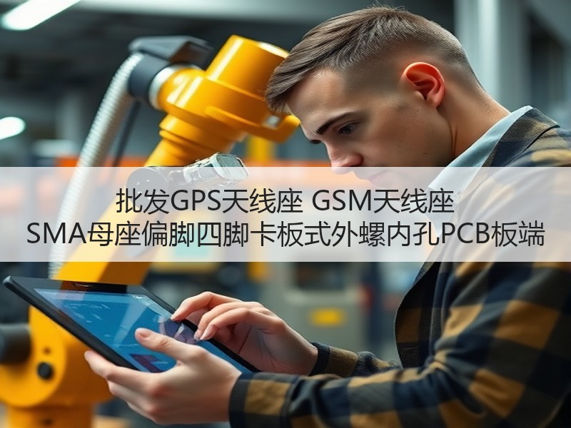 批发GPS天线座 GSM天线座 SMA母座偏脚四脚卡板式外螺内孔PCB板端