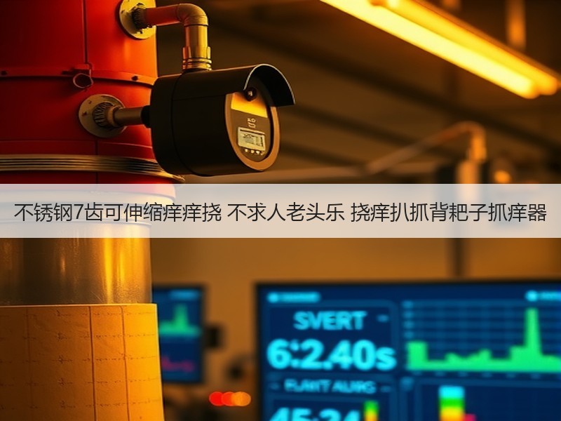 不锈钢7齿可伸缩痒痒挠 不求人老头乐 挠痒扒抓背耙子抓痒器