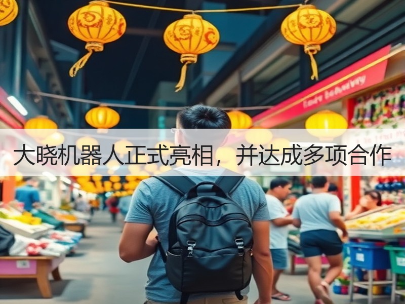 大晓机器人正式亮相，并达成多项合作