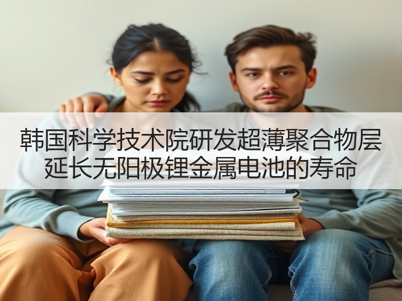 韩国科学技术院研发超薄聚合物层 延长无阳极锂金属电池的寿命