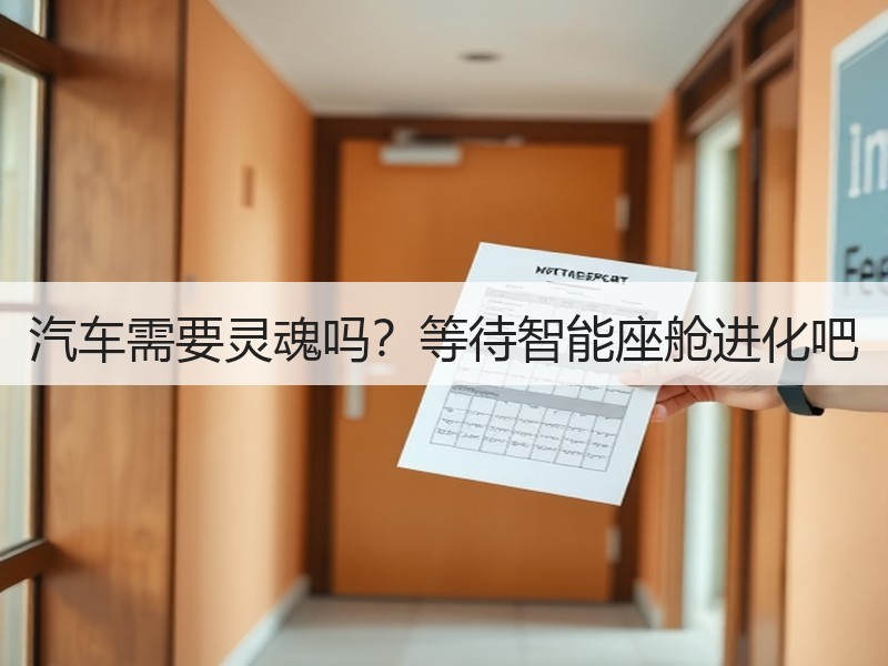 汽车需要灵魂吗?等待智能座舱进化吧 汽车需要灵魂吗?等待智能座舱进化吧