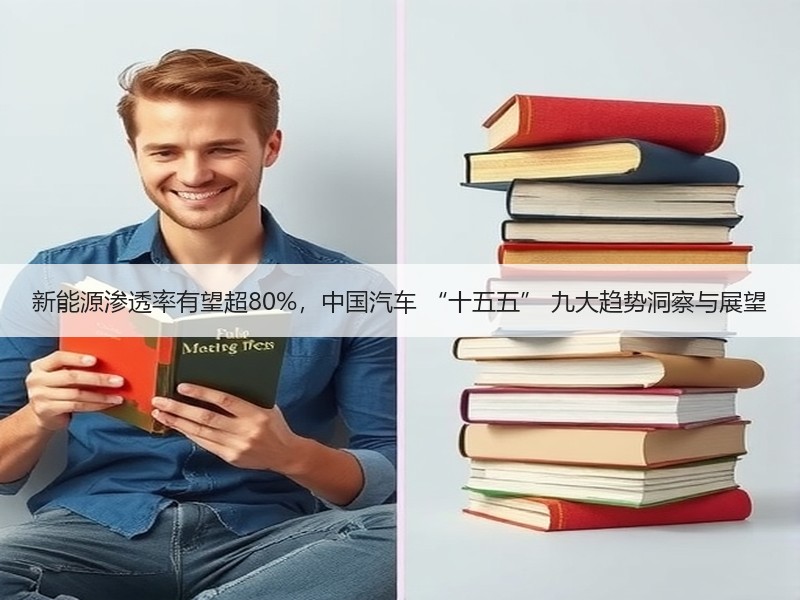 新能源渗透率有望超80%，中国汽车 “十五五” 九大趋势洞察与展望