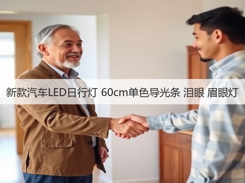 新款汽车LED日行灯 60cm单色导光条 泪眼 眉眼灯