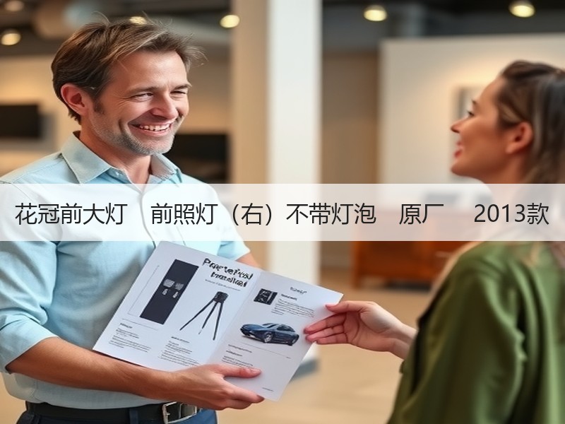 花冠前大灯　前照灯（右）不带灯泡　原厂 　2013款