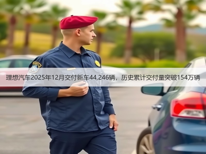 理想汽车2025年12月交付新车44,246辆，历史累计交付量突破154万辆