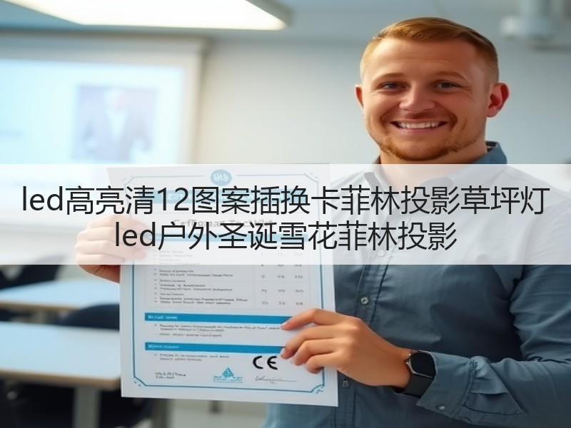 led高亮清12图案插换卡菲林投影草坪灯 led户外圣诞雪花菲林投影