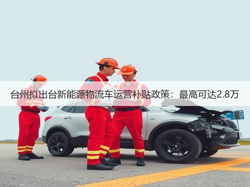 台州拟出台新能源物流车运营补贴政策:最高可达2.8万 台州拟出台新能源物流车运营补贴政策:最高可达2.8万