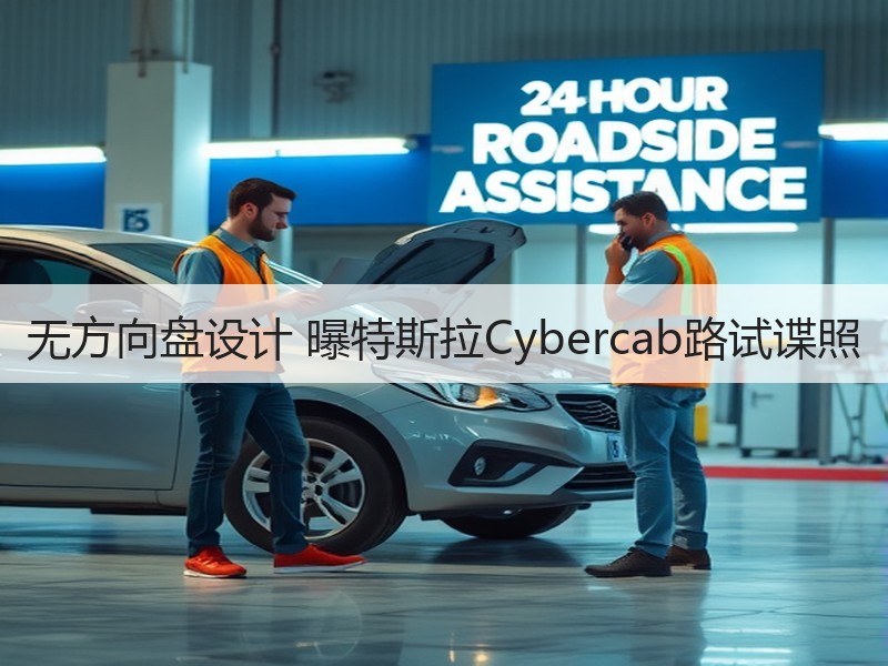 无方向盘设计 曝特斯拉Cybercab路试谍照 无方向盘设计 曝特斯拉Cybercab路试谍照