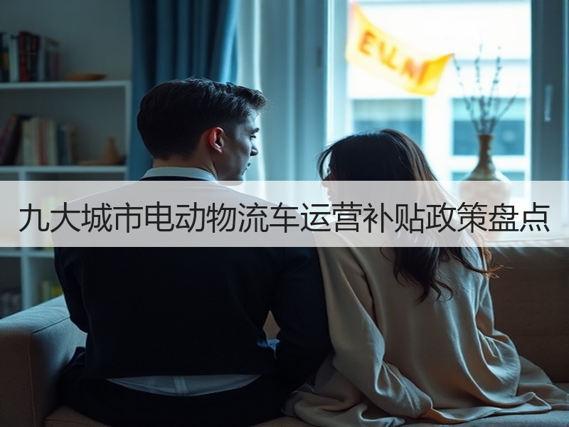 九大城市电动物流车运营补贴政策盘点 九大城市电动物流车运营补贴政策盘点