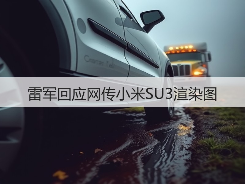 雷军回应网传小米SU3渲染图