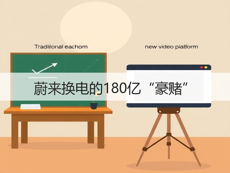 蔚来换电的180亿“豪赌” 蔚来换电的180亿“豪赌”