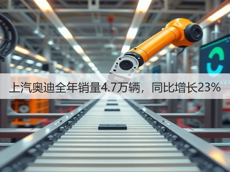 上汽奥迪全年销量4.7万辆，同比增长23%